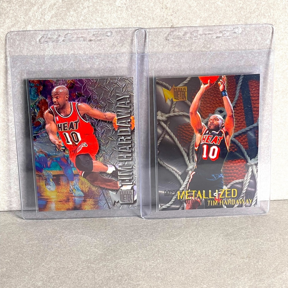 Fleer Metal 1996-97 ~ Tim Hardaway ~ Metallized ~ Miami Heat